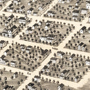 Vintage Map of Geneva, Illinois 1869