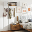 Entryway Wall Coat Rack Wall Mounted Coat Clothes Rack by LJGDeals