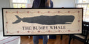 Personalized Framed Whale Canvas Sign