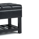 Saxon - Upholstered Transitional Storage Ottoman Bench by Unique Piece Furniture