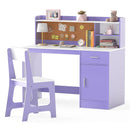 Kids Study Desk and Chair Set Student Table and Chair by LJGDeals