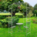 Metal Garden Arch Iron Garden Arbors Gazebo Dia High Birdcage Shape Pergola Pavilion For Wedding Ceremony by HouseOfZazla