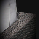 Wicker Seating Group Set With Table And Cushions by Unique Piece Furniture