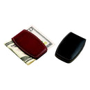Black Leather Money Clip by creativegiftsdirect