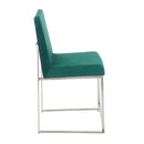 Fuji - Contemporary Modern Elegance High Back Dining Chair (Set of 2)