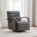 360° Swivel Accent Chair With Armrests, Comfy Lounge by HouseOfZazla