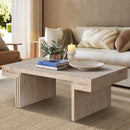 American Vintage Industrial Coffee Table, Double Tier Design by HouseOfZazla