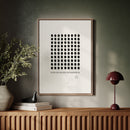 The Ninety-Nine and the One Minimalist Print