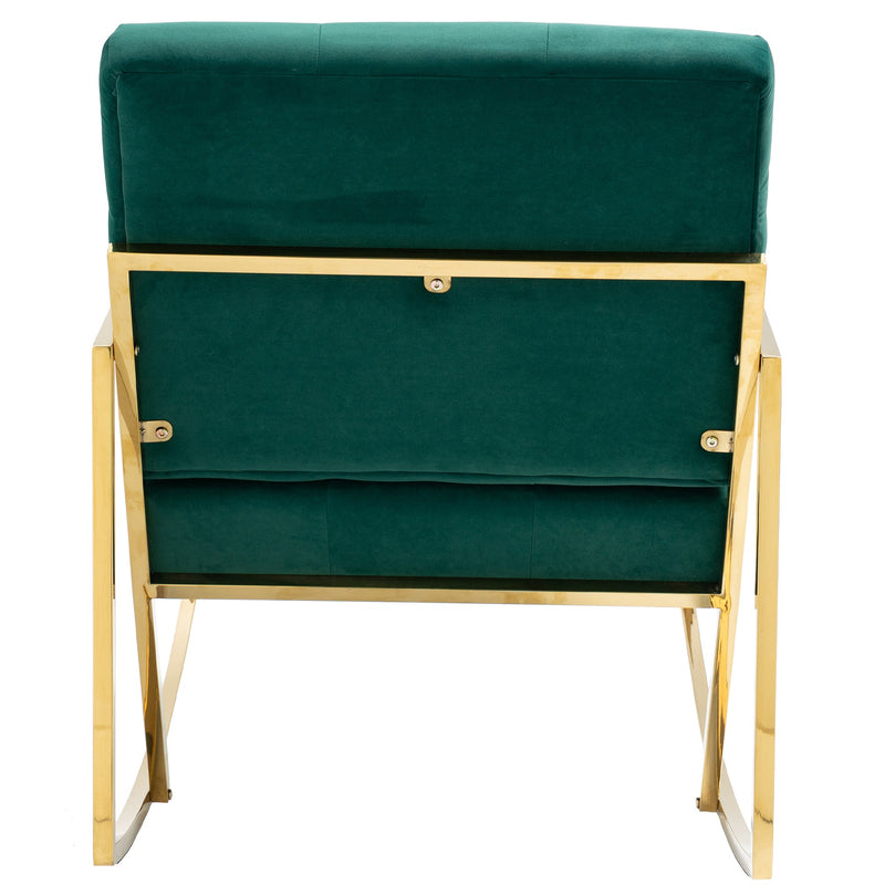 Accent Chair, leisure rocking chair with Stainless steel feet