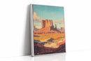 Monument Valley Buttes Canvas – Western Desert Wall Art