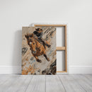 Downhill Cowboy Canvas – Western Action Horseback Painting