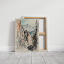 Alpine Canyon Watercolor Print – Mountain Cliff Wall Art