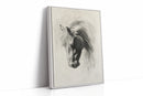 Horse Pencil Drawing – Western Equine Wall Art