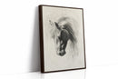 Horse Pencil Drawing – Western Equine Wall Art