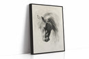 Horse Pencil Drawing – Western Equine Wall Art