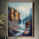 Echo Falls – Misty Canyon Waterfall Landscape