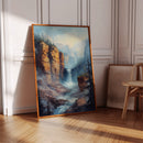 Echo Falls – Misty Canyon Waterfall Landscape