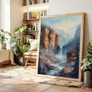 Echo Falls – Misty Canyon Waterfall Landscape