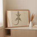 Desert Dweller – Vintage Lizard Scientific Illustration Print