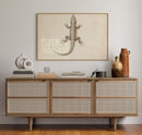Desert Dweller – Vintage Lizard Scientific Illustration Print