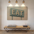 Vintage Americana – “EAT” Roadside Diner Sign Wall Art