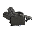 Benz - Power Recliner Set With LED Lighting And USB Charging by HouseOfZazla