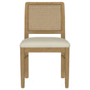 Arini Rattan Cane Dining Side Chair Sand Wash (Set of 2)
