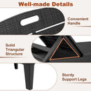 Outdoor PP Chaise Lounge Chairs Set of 2 with 4-Position Adjustable Backrests by DirectDeals
