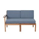 A Multi-person Sofa Set with A Small Table, Suitable for Gardens, Backyards, and Balconies.