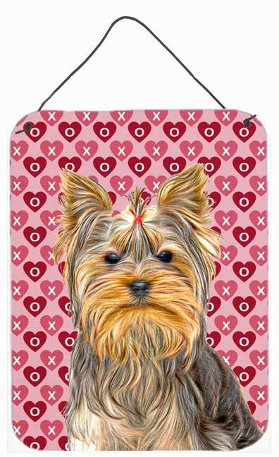 Hearts Love and Valentine's Day Yorkie / Yorkshire Terrier Wall or Door Hanging Prints KJ1191DS1216