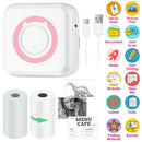 Pocket Wireless Thermal Printer Portable Mini Sticker Maker Machine Rechargeable Inkless Photo PrinterÊfor Printing Label Journal Study Notes Memo Pho