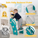 All-in-1 Toddler Slide Playset Playground with Tunnel and Ladder and Basketball by LJGDeals