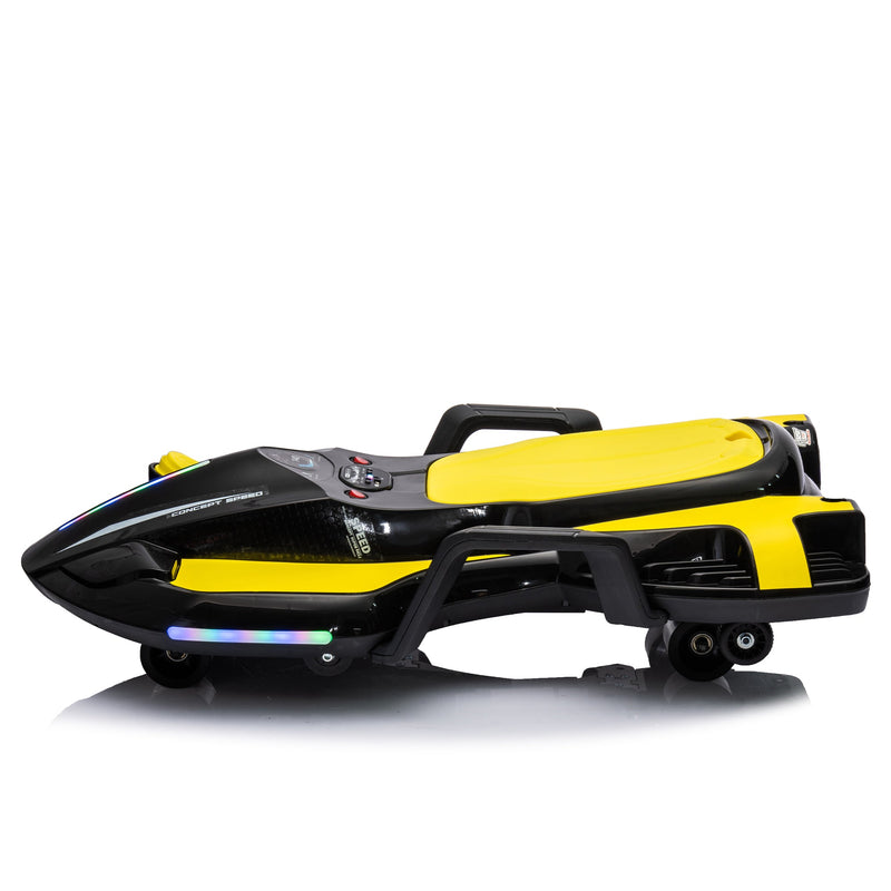 24V Kids Ride On Electric scooter w/ helmet knee pads,24v ride on toy for kids,Spray function,2WD 400w wheel-hub motor,5.59-6.84MPH,Gravity Steering,Use for 1-2 hours,Exercise your child age 6+.