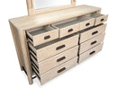 Sunset Cove - Drawer Dresser With Metal Stretchers by Unique Piece Furniture