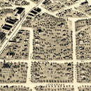 Vintage Map of Benton Harbor, Michigan 1889
