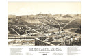 Vintage Map of Bessemer, Michigan 1886
