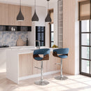 Sheldon - Upholstered Adjustable Swivel Bar Stool by Unique Piece Furniture