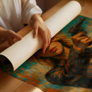 Western Grit: Cowgirl With Revolver Canvas Art