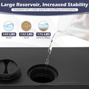 176 LBS Fillable Mobile Umbrella Base with 4 Wheels and 2 Locks by DirectDeals