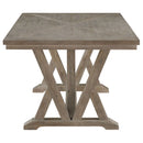 Cornelia Rectangular 82-inch Dining Table Coastal Grey