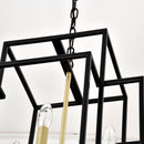 8 Light Lantern Chandelier Lighting, Entryway Chandeliers For High Ceilings, Chandeliers For Dining Room, Foyer, Entry, Staircase, Hallway, Height Adjustable (E12 Bulbs Not Included)