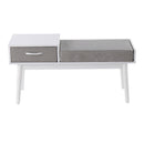 Telephone Contemporary Bench With Pull Out Drawer by HouseOfZazla