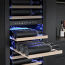 17.72" 111 Bottles Dual Zone Built-in/Freestanding Wine Refrigerator