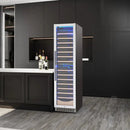 17.72" 111 Bottles Dual Zone Built-in/Freestanding Wine Refrigerator