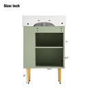 Bathroom Vanity, Combo Cabinet, Bathroom Storage Cabinet, Single Ceramic Sink by HouseOfZazla