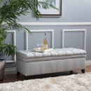 Juliana Storage Ottoman With Birch Legs by HouseOfZazla