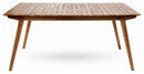 Outdoor 7 Pieces Outdoor Acacia Wood Dining Set, Teak
