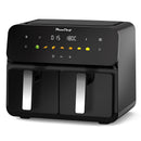 10QT Dual Air Fryer with 2 × 5QT Double Basket and SyncCook by HouseOfZazla