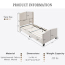 Platform Bed Frame With Tall Headboard And High Footboard by HouseOfZazla