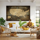 Personalized USA Push Pin Travel Map Canvas for Adventure Wall Decor by MyGreatCanvas | Canvas Wall Art Prints | Photo Prints & Wall Decor